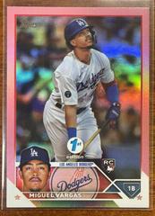 Miguel Vargas [1st Edition Pink] #163 Baseball Cards 2023 Topps Prices