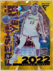Keegan Murray [Gold Mojo] #7 Basketball Cards 2022 Panini Flux Freshman Year Prices