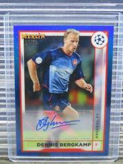 Dennis Bergkamp [Blue] #AC-DB Soccer Cards 2022 Topps Merlin Chrome UEFA Club Competitions Autographs Prices