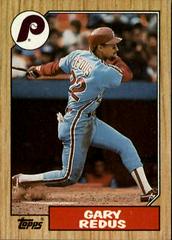 Gary Redus Baseball Cards 1987 Topps Prices