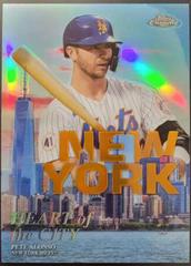 Pete Alonso [Orange] Baseball Cards 2022 Topps Chrome Heart of the City Prices
