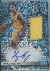 Kyle Kuzma [Autograph Jersey Neon Blue] Basketball Cards 2017 Panini Spectra Prices