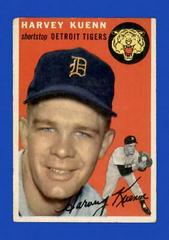 Harvey Kuenn #25 Baseball Cards 1954 Topps Prices