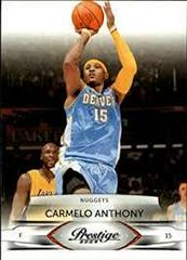 Carmelo Anthony Basketball Cards 2009 Panini Prestige Prices