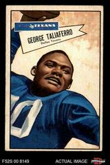 George Taliaferro #89 Football Cards 1952 Bowman Small Prices