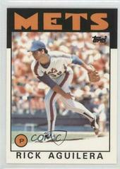 Rick Aguilera #599 Baseball Cards 1986 Topps Tiffany Prices