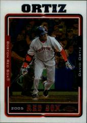 David Ortiz #49 Baseball Cards 2005 Topps Chrome Prices