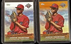 Justin Crawford [Orange] Baseball Cards 2023 Topps Pro Debut Farm Fresh Futures Prices