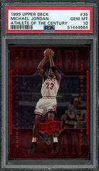 Michael Jordan #35 Basketball Cards 1999 Upper Deck MJ Athlete of the Century Prices