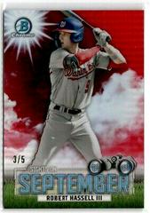 Robert Hassell III [Red] #SOS-13 Baseball Cards 2023 Bowman Sights on September Prices