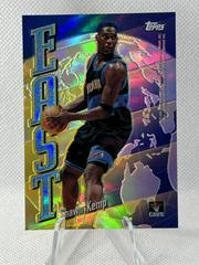 Shawn Kemp, Vin Baker [Refractor] #EW13 Basketball Cards 1998 Topps East West Prices