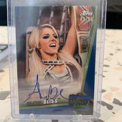 Alexa Bliss [Blue] #A-AB Wrestling Cards 2019 Topps WWE Money in the Bank Autographs Prices
