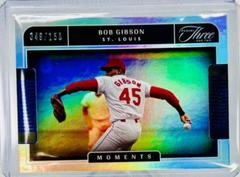 Bob Gibson [Holo Gold] #M-6 Baseball Cards 2022 Panini Three and Two Moments Prices