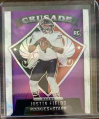 Justin Fields [Purple] #CR23 Football Cards 2021 Panini Rookies and Stars Crusade Prices
