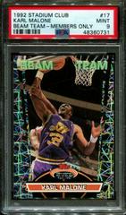 Karl Malone [Members Only] Basketball Cards 1992 Stadium Club Beam Team Prices