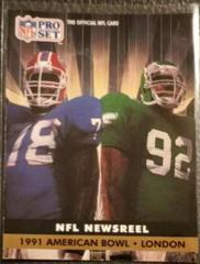 AMERICAN BOWL LONDON Football Cards 1991 Pro Set Prices