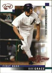 Mark Grace #127 Baseball Cards 2003 Leaf Prices