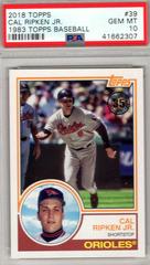 Cal Ripken Jr. #39 Baseball Cards 2018 Topps 1983 Baseball Prices