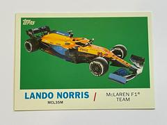 Lando Norris #T61-LN Racing Cards 2021 Topps Formula 1 1961 Sports Cars Prices