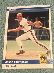 Jason Thompson Baseball Cards 1984 Fleer Prices