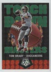 Tom Brady [Green] #TM2 Football Cards 2020 Panini Mosaic Touchdown Masters Prices