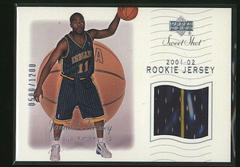 Jamaal Tinsley [Rookie Jersey] #97 Basketball Cards 2001 Upper Deck Sweet Shot Prices