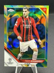 Theo Hernandez [Blue & Gold Starball Refractor] #2 Soccer Cards 2021 Topps Chrome UEFA Champions League Prices