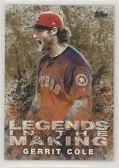 Gerrit Cole [Gold] #LITM-10 Baseball Cards 2018 Topps Update Legends in the Making Prices