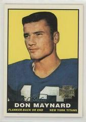 Don Maynard #23 Football Cards 2001 Topps Archives Prices