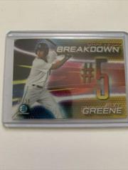 Riley Greene [Gold Refractor] Baseball Cards 2019 Bowman Draft Chrome Pick Breakdown Prices