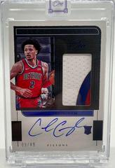 Cade Cunningham [Blue] Basketball Cards 2021 Panini One and One Rookie Jersey Autographs Prices