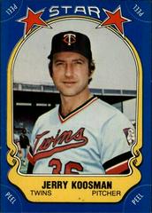 Jerry Koosman Baseball Cards 1981 Fleer Star Stickers Prices