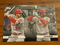 Nolan Arenado, Jordan Walker [Black] #TS-22 Baseball Cards 2023 Topps Update Time Spanning Tandems Prices