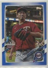 Kenta Maeda [Blue Foil] Baseball Cards 2021 Topps Opening Day Prices