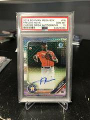 Freudis Nova Baseball Cards 2019 Bowman Mega Box Chrome Autographs Prices