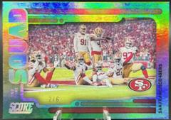 San Francisco 49ers [End Zone] #S17 Football Cards 2022 Panini Score Squad Prices