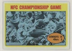 NFC Championship Football Cards 1972 Topps Prices