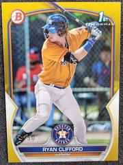 Ryan Clifford [Gold] #BP-10 Baseball Cards 2023 Bowman Paper Prospects Prices