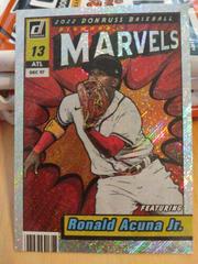 Ronald Acuna Jr. [Vector] #M-4 Baseball Cards 2022 Panini Donruss Marvels Prices