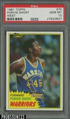 Purvis Short West #74 Basketball Cards 1981 Topps Prices