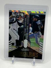 Jim Thome, Roberto Alomar Baseball Cards 2022 Panini Absolute Historical Duals Prices