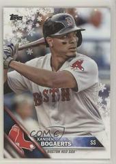Xander Bogaerts #HMW104 Baseball Cards 2016 Topps Holiday Prices