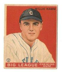 Willie Kamm #68 Baseball Cards 1933 World Wide Gum Prices