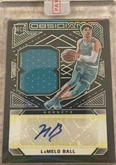 LaMelo Ball [Jersey Autograph Yellow] Basketball Cards 2020 Panini Obsidian Prices