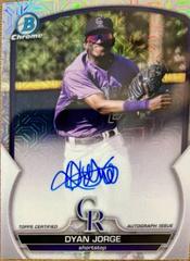 Dyan Jorge #BCMA-DJG Baseball Cards 2023 Bowman Chrome Prospect Mega Box Autographs Prices