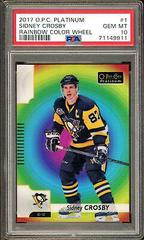 Sidney Crosby [Rainbow Color Wheel] Hockey Cards 2017 O Pee Chee Platinum Prices