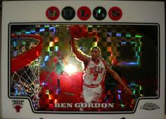 Ben Gordon Xfractor #7 Basketball Cards 2008 Topps Chrome Prices