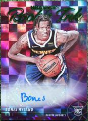 Bones Hyland [Green] Basketball Cards 2021 Panini Hoops Rookie Ink Autographs Prices