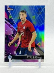 Sven Botman [Blue, Aqua Vaporwave] Soccer Cards 2021 Topps Finest UEFA Champions League Prices