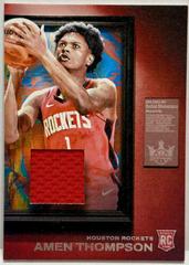 Amen Thompson #29 Basketball Cards 2023 Panini Court Kings Debut Showcase Memorabilia Prices